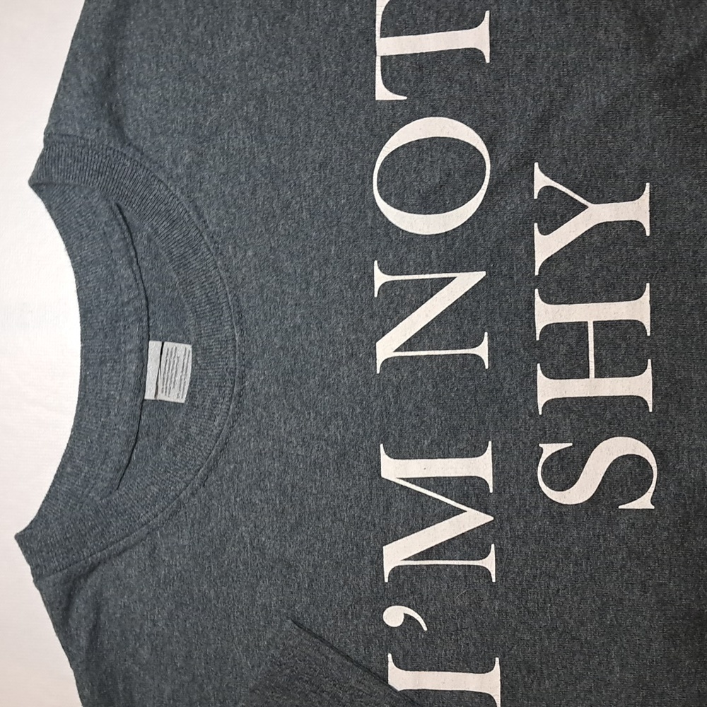 No Name, Size Small, Black Washed, Screen Printed, Short Sleeve T-shirt